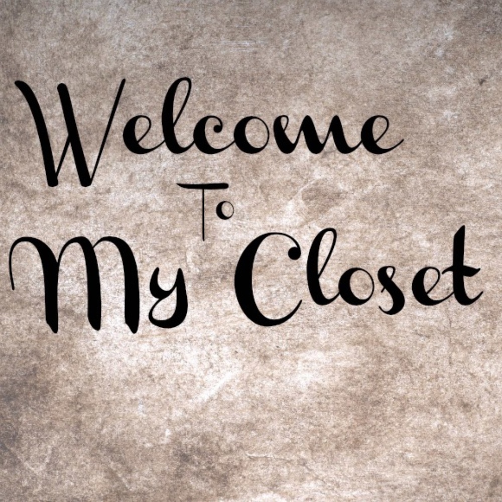 Welcome to my closet!
